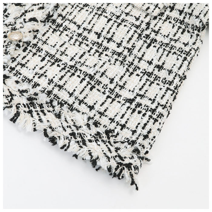 ジャケット レディース 秋冬 通販 ノーカラージャケット ツイードジャケット ショート丈 ノーカラー ツイード 入学式 フォーマル おしゃれ ジャケット | ブランド登録なし | 13