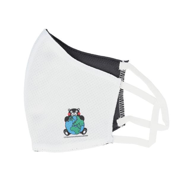 くまモン 通販くまモン マスク mask 布マスク おしゃれ かわいい サラサラ ポリエステル 速乾 立体マスク 洗える 黒 ブラック 白 ホワイト レディース  くまモン |  | 01