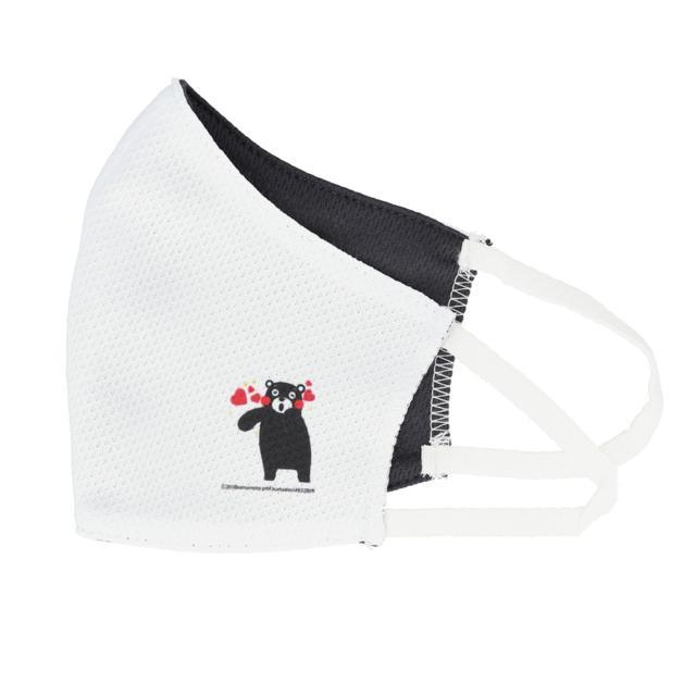 くまモン 通販くまモン マスク mask 布マスク おしゃれ かわいい サラサラ ポリエステル 速乾 立体マスク 洗える 黒 ブラック 白 ホワイト レディース  くまモン |  | 03