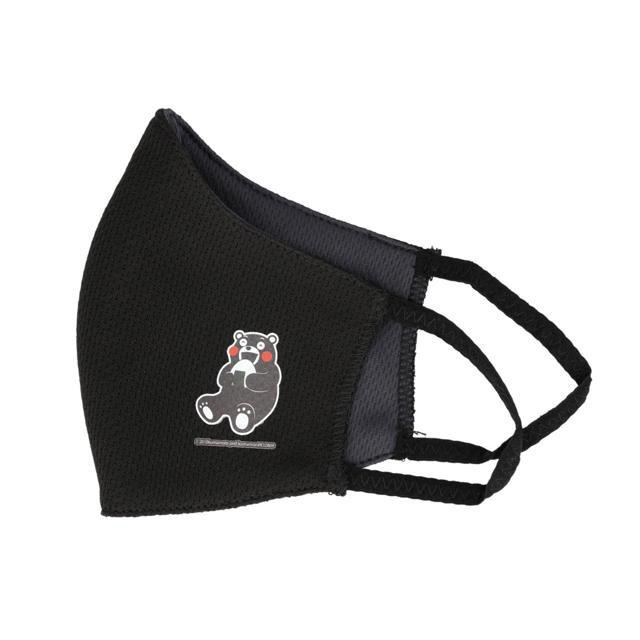 くまモン 通販くまモン マスク mask 布マスク おしゃれ かわいい サラサラ ポリエステル 速乾 立体マスク 洗える 黒 ブラック 白 ホワイト レディース  くまモン |  | 08