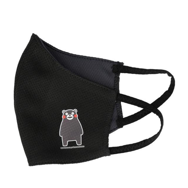 くまモン 通販くまモン マスク mask 布マスク おしゃれ かわいい サラサラ ポリエステル 速乾 立体マスク 洗える 黒 ブラック 白 ホワイト レディース  くまモン |  | 12