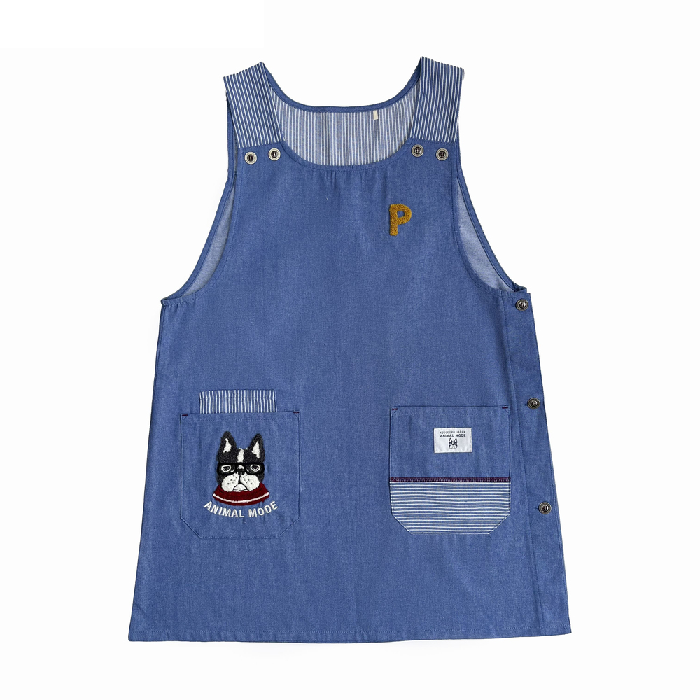 エプロン おしゃれ 通販 猫 ねこ ネコ 着脱が簡単 レディース シンプル 無地 ポケット キッチンファブリック かわいい 機能的 動きやすい キッチン雑貨 エプロン |  | 07