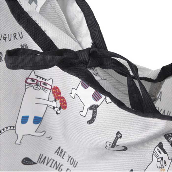 エコバッグ 折りたたみ 通販 買い物バッグ ショッピングバッグ レジバッグ コンビニバッグ ネコのプリント コンパクト バッグ トート レディース エコバッグ |  | 18