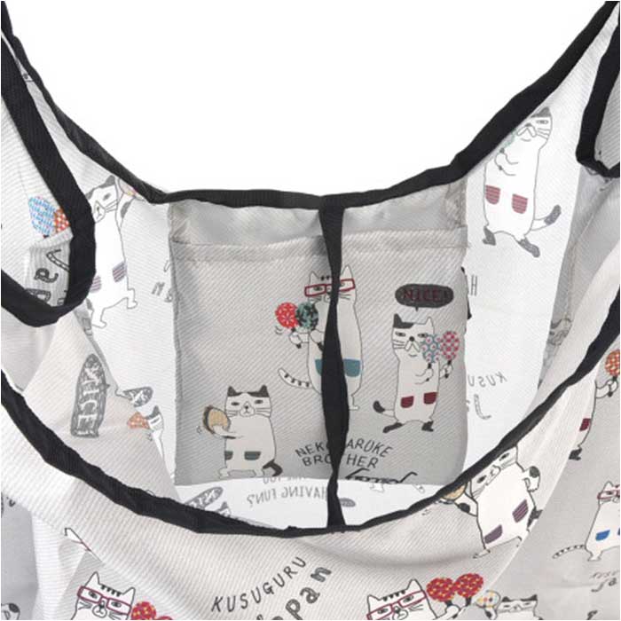 エコバッグ 折りたたみ 通販 買い物バッグ ショッピングバッグ レジバッグ コンビニバッグ ネコのプリント コンパクト バッグ トート レディース エコバッグ |  | 19