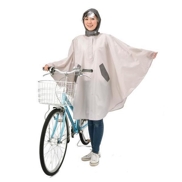 レインコート レディース 自転車 通販 おしゃれ ポンチョ ママ 自転車用 レインポンチョ レインウエア カッパ 雨具 合羽 防水 はっ水 撥水 通園 レインコート | ブランド登録なし | 03