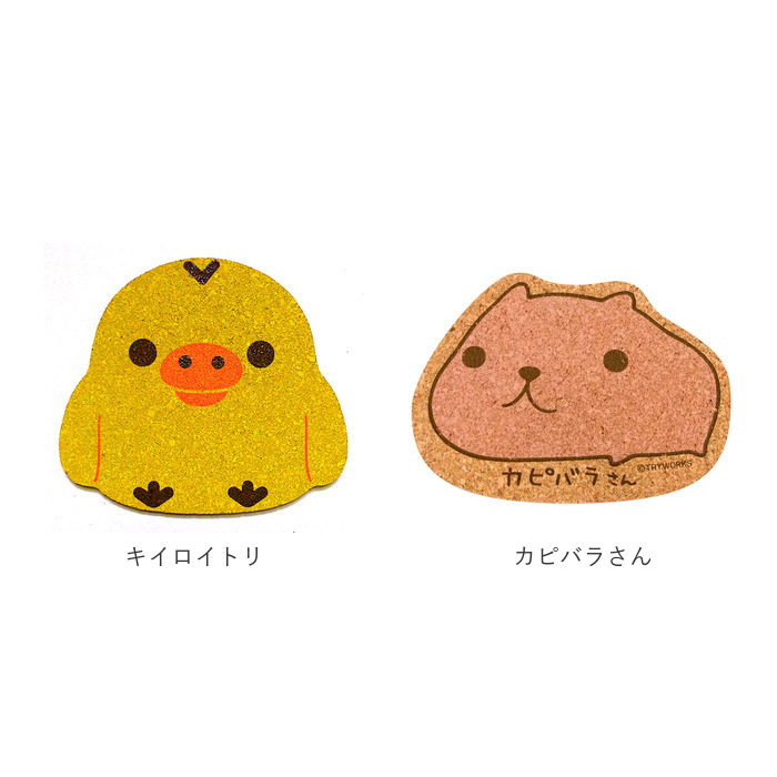 コースター コルク 2枚セット 通販 コルクコースター ダイカット 茶たく 茶托 キャラクター グッズ 托子 たくす たくし かわいい おしゃれ シンプル コースター | ブランド登録なし | 13