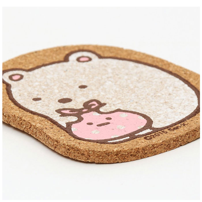 コースター コルク 2枚セット 通販 コルクコースター ダイカット 茶たく 茶托 キャラクター グッズ 托子 たくす たくし かわいい おしゃれ シンプル コースター | ブランド登録なし | 04