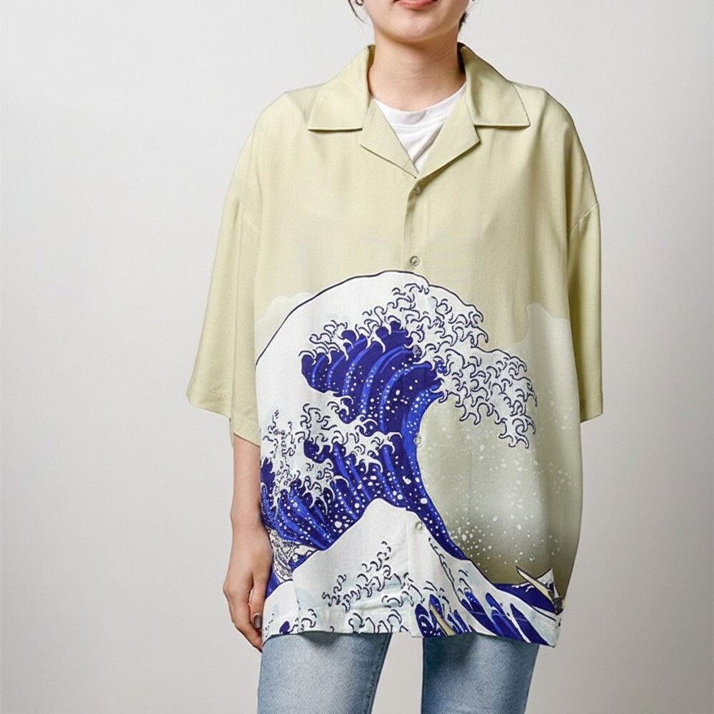 アロハシャツ キャラジャン 通販 シャツ プリントシャツ カジュアル