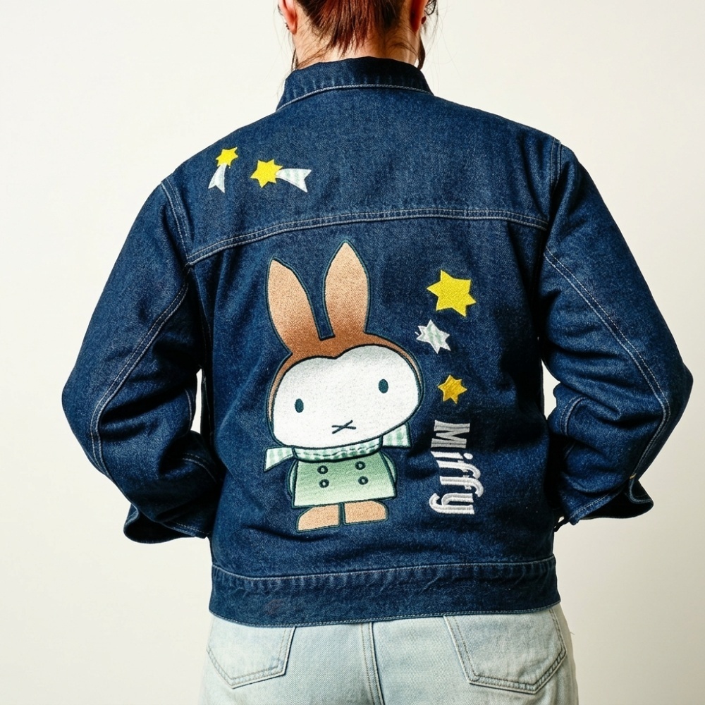 Miffy デニムジャケット CHARAJAN Mサイズ　ジージャン ジャケット キャラジャン 通販 ジーンジャケット ジージャン デニム