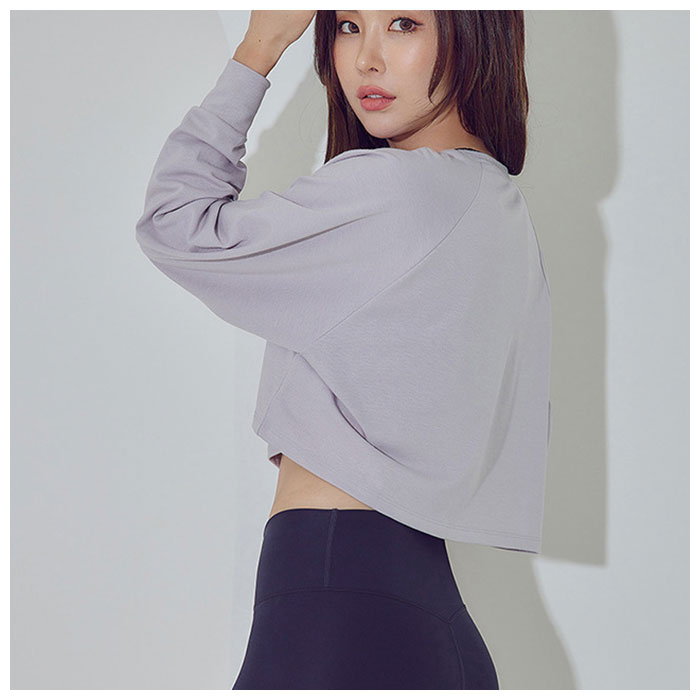ヨガ 通販ヨガ シャツ 長袖 レディース ショート丈 トップス ヨガウェア Tシャツ スポーツウェア ランニングウェア フィットネス ジム ランニング  ヨガ | ブランド登録なし | 08