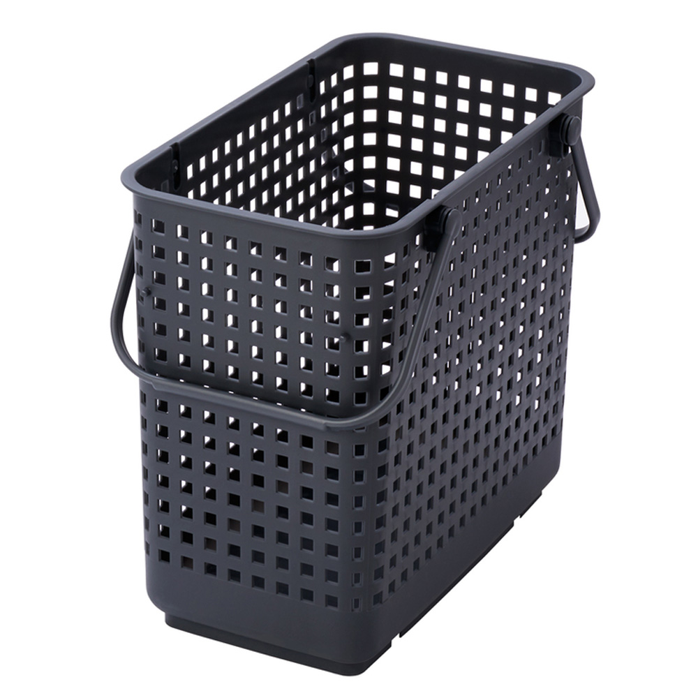 ランドリーバスケット スリム 通販 Lサイズ スタッキング 洗濯かご 洗面所 脱衣かご 脱衣所 洗濯 洗濯機横 白物 色柄物 洗濯物 分別 ランドリーバスケット | Like-it | 02