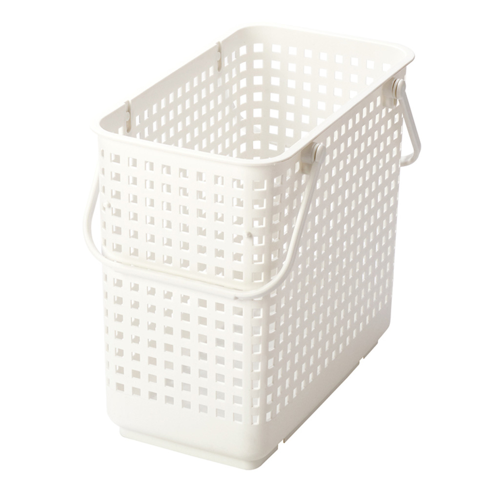 ランドリーバスケット スリム 通販 Lサイズ スタッキング 洗濯かご 洗面所 脱衣かご 脱衣所 洗濯 洗濯機横 白物 色柄物 洗濯物 分別 ランドリーバスケット | Like-it | 01