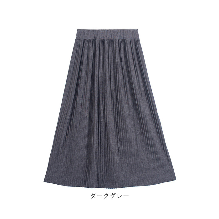 スカート プリーツ レディース 通販 プリーツスカート マキシスカート ロングスカート ロング丈 フレア ロング マキシ ウエストゴム コットン 綿 スカート |  | 12