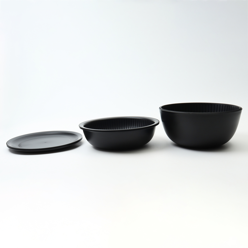 like-it ライクイット 米とぎ ザル 通販 ボウル セット 6点セット 米研ぎボウル 水切り 湯引き 炊飯 お米 シンプル Colander&Bowl ホワイト グレー like-it | Like-it | 07