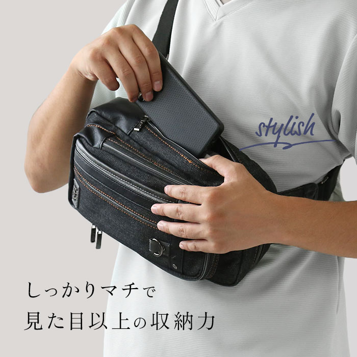 Lee ボディバッグ リー 320-3260 通販 ショルダーバッグ ボディバック ショルダーバック ワンショルダーバッグ メンズ かっこいい ブランド 小さめ デニム |  | 06