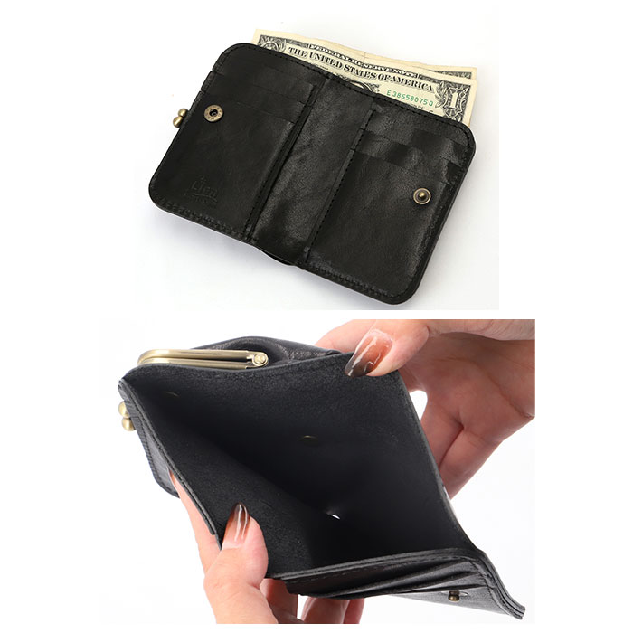 リアン 通販リアン Lien 財布 二つ折り LIL1201 コルド がま口2つ折りウォレット 二つ折り財布 栃木レザー 本革 革 メンズ レディース 小銭入れあり がま口財布 | リアン（CHAUMET） | 11