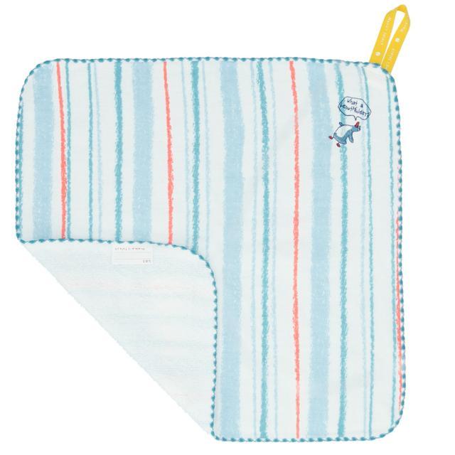 ループタオル 通販ループタオル おしゃれ 男の子 女の子 ループ付きタオル Duo デュオ Pocke ポッケ ハングチーフ 日本製 今治 33 × 33cm 入園 ループタオル | kontex | 05