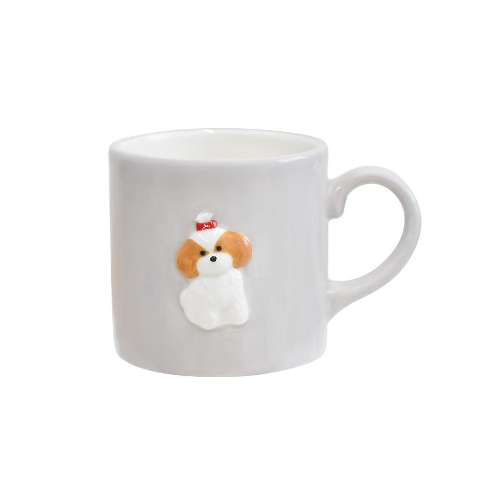 犬 イラスト マグカップ 通販 陶磁器 コップ マグ カップ 小さめ 犬柄