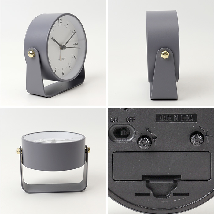 目覚まし時計 アナログ かわいい 通販 アラームクロック 置き時計 置時計 アラーム 時計 おしゃれ くすみカラー シンプル 静音 静か リビング 寝室 目覚まし時計 | BACKYARD FAMILY | 13