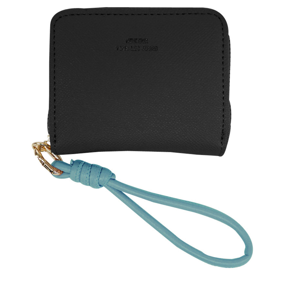 財布 muumarju 財布 CMK-1136 通販 二つ折り財布 2つ折り財布 折りたたみ財布 box型小銭入れ カード入れ レディース コンパクト 女性 女子 ストラップ付き |  | 01