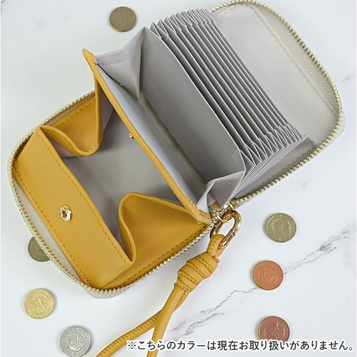 財布 muumarju 財布 CMK-1136 通販 二つ折り財布 2つ折り財布 折りたたみ財布 box型小銭入れ カード入れ レディース コンパクト 女性 女子 ストラップ付き |  | 10
