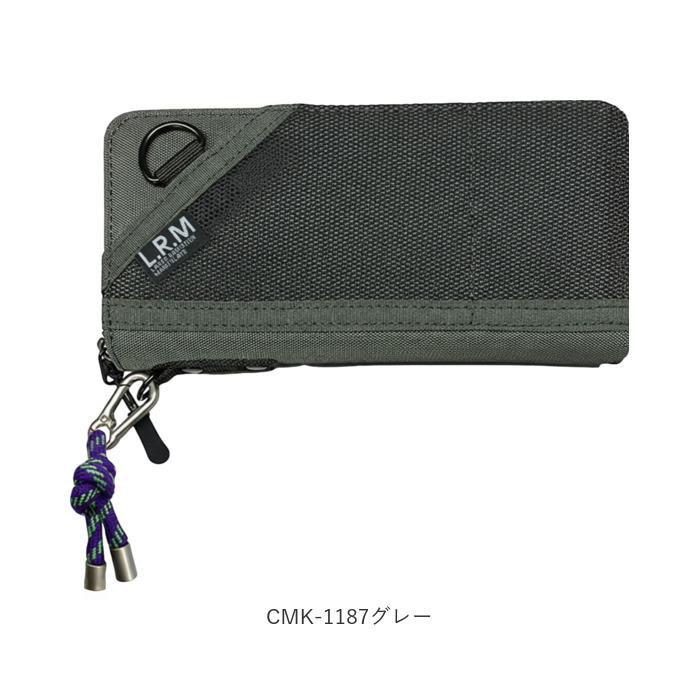 財布 LRM 財布 CMK-1187 通販 メンズ 長財布 ながさいふ 長サイフ ロングウォレット 札入れ ラウンドファスナー 小銭入れあり さいふ サイフ カラビナ付き | L.R.M | 13