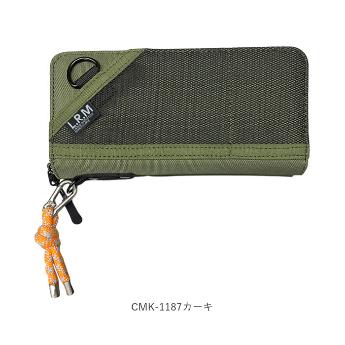 財布 LRM 財布 CMK-1187 通販 メンズ 長財布 ながさいふ 長サイフ ロングウォレット 札入れ ラウンドファスナー 小銭入れあり さいふ サイフ カラビナ付き | L.R.M | 14