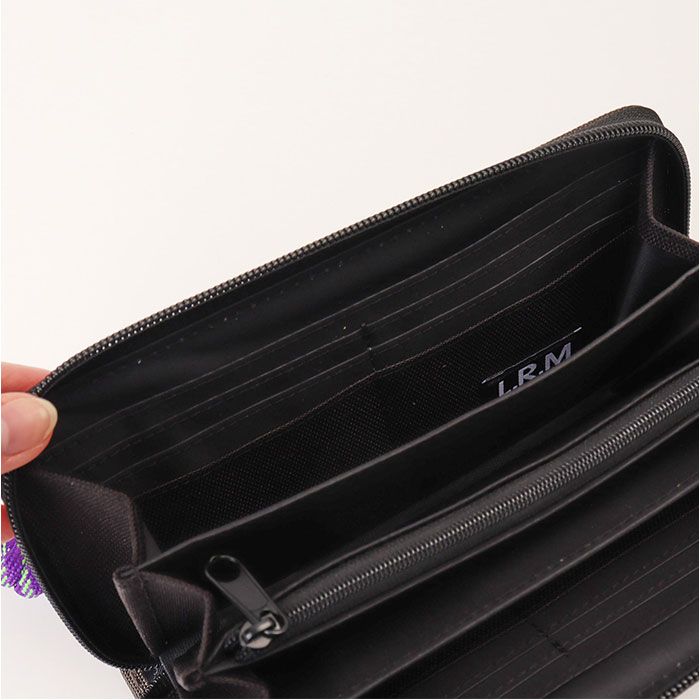 財布 LRM 財布 CMK-1187 通販 メンズ 長財布 ながさいふ 長サイフ ロングウォレット 札入れ ラウンドファスナー 小銭入れあり さいふ サイフ カラビナ付き | L.R.M | 09