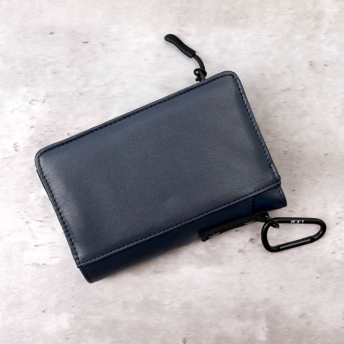 L.R.M 財布 二つ折り 通販 二つ折り財布 2つ折り財布 メンズ さいふ サイフ 小銭入れあり ブランド おしゃれ シンプル カラビナ付き 男性 男子 通勤 通学 | L.R.M | 21