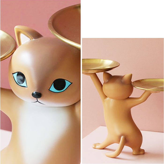 BACKYARD FAMILY（バックヤードファミリー） 猫の置物 通販 キートレイ