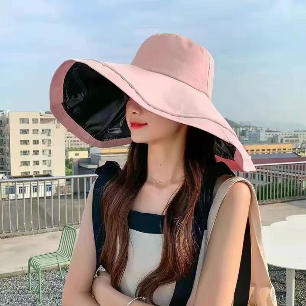 帽子 日よけ つば広 レディース 通販 折りたたみ帽子 つば広帽子 つばひろ帽子 女優帽 ハット ぼうし 折りたたみ 折り畳み 日除け あご紐付き 帽子 | BACKYARD FAMILY | 04