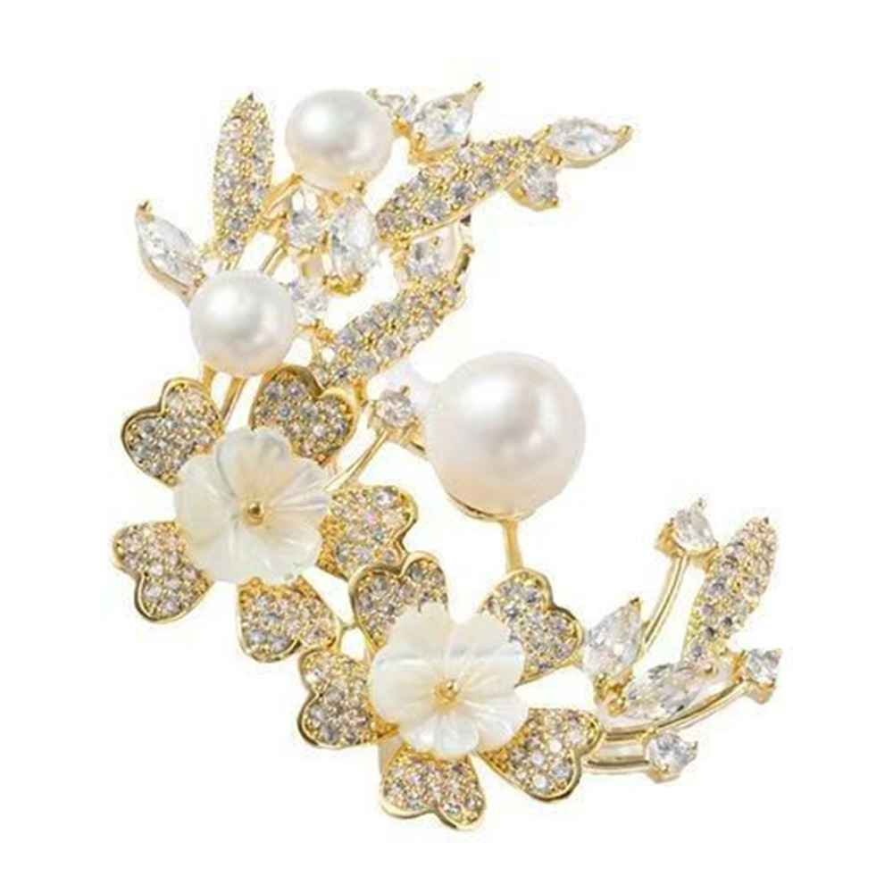 ブローチ セレモニー 通販 パールブローチ 胸飾り アクセサリー 花 フラワー デザイン レディース 大人 フォーマル 卒業式 卒園式 入学式 入園式 | BACKYARD FAMILY | 01