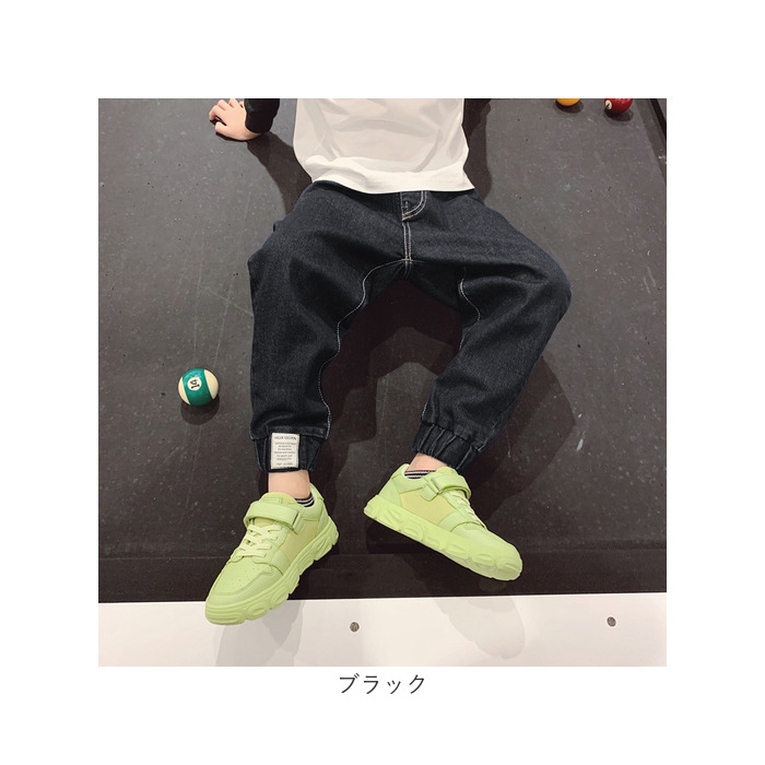 キッズ デニム パンツ 通販 ズボン 長ズボン サルエル サルエルパンツ ボトムス ジーパン 子供服 ストレッチ ゆったり ウエストゴム 通園 通学 幼稚園 キッズ |  | 11