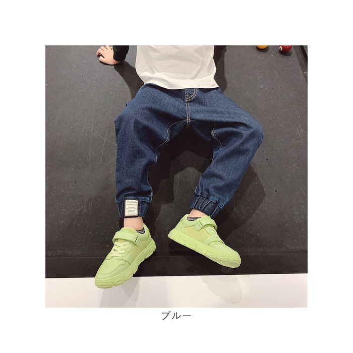 キッズ デニム パンツ 通販 ズボン 長ズボン サルエル サルエルパンツ ボトムス ジーパン 子供服 ストレッチ ゆったり ウエストゴム 通園 通学 幼稚園 キッズ |  | 12