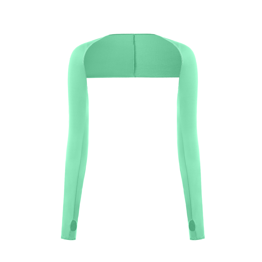 アームカバー ボレロタイプ 通販 ボレロアームカバー アームボレロ 接触冷感 ゴルフウェア レディース メンズ ずれないアームカバー 指穴 インナー アームカバー | BACKYARD FAMILY | 06