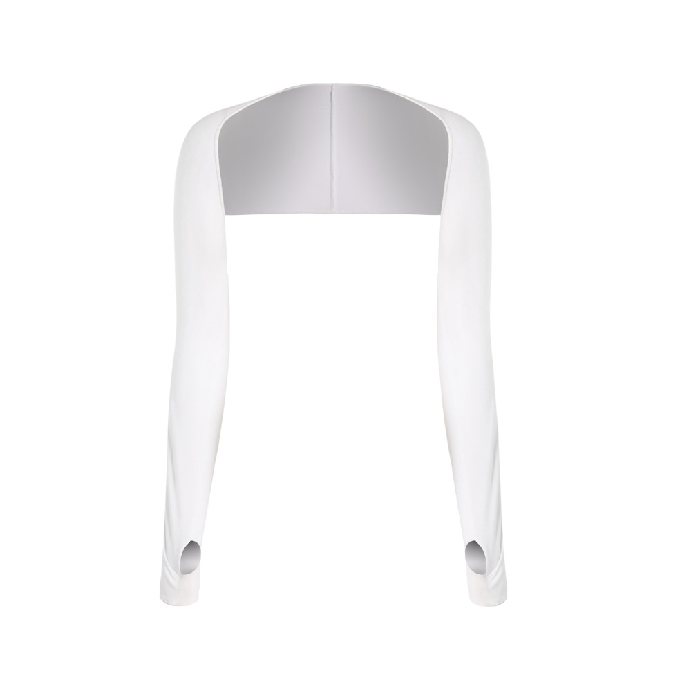 アームカバー ボレロタイプ 通販 ボレロアームカバー アームボレロ 接触冷感 ゴルフウェア レディース メンズ ずれないアームカバー 指穴 インナー アームカバー | BACKYARD FAMILY | 02