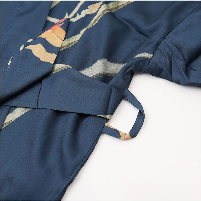 バスローブ レディース シルクタッチ 通販 ガウン ナイトウェア ルームウェア 部屋着 薄手 サテン お風呂あがり お風呂上がり ナイトガウン ロング バスローブ |  | 07