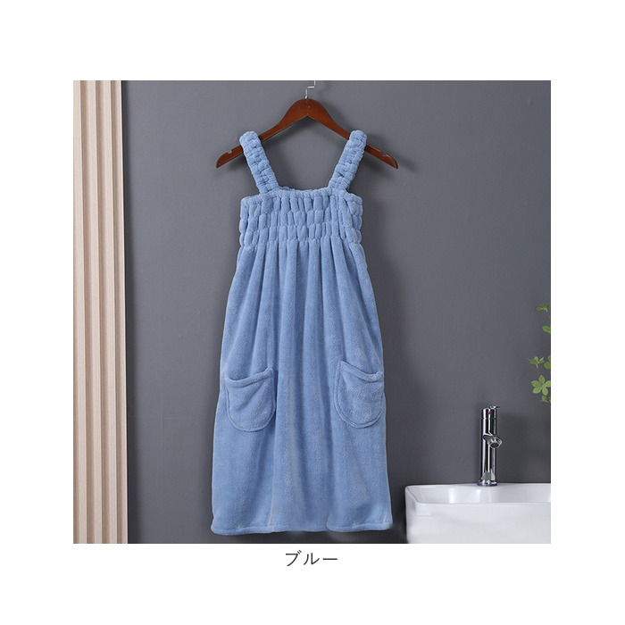 ルームウェア バスローブ 通販 ルームウエア 着るタオル バスタオル ワンピース 大判タオル バス タオル パジャマ お風呂上がり 体型カバー ルームウェア | BACKYARD FAMILY | 16