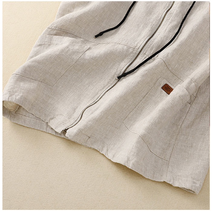 ベスト 通販ベスト レディース 前開き パーカー ベスト カットソーベスト 重ね着 レイヤード ジップアップ ノースリーブ ファスナー アウター 体型カバー ベスト | ブランド登録なし | 08