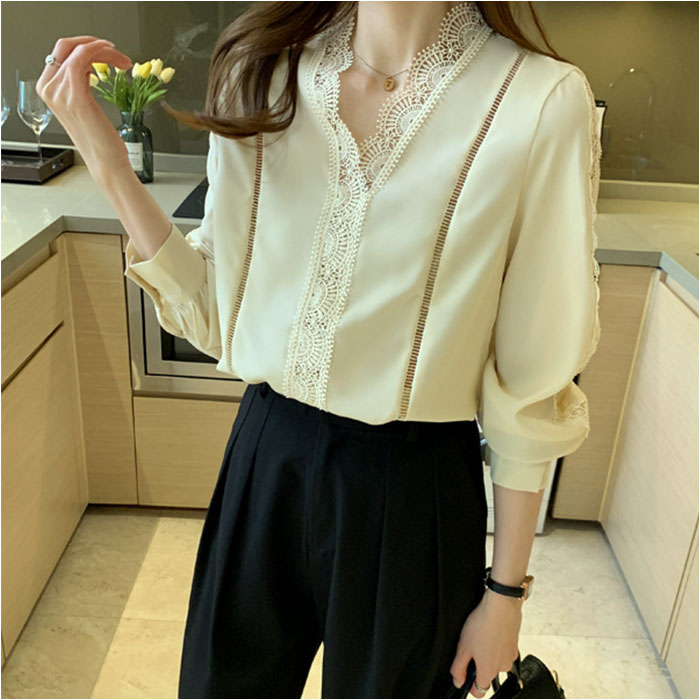 ブラウス レディース きれいめ 長袖 通販 シャツブラウス シャツ 無地シャツ vネックブラウス 長袖ブラウス 長袖ブラウスレディース ブラウス |  | 11
