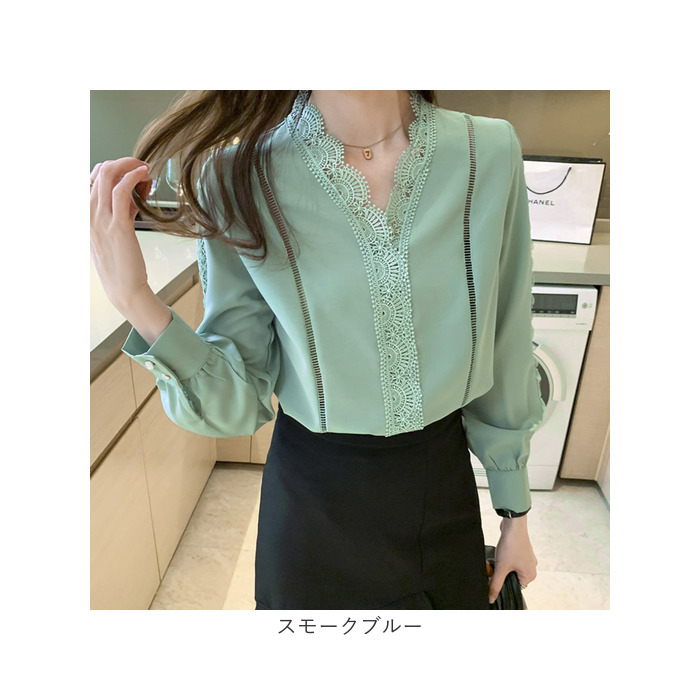 ブラウス レディース きれいめ 長袖 通販 シャツブラウス シャツ 無地シャツ vネックブラウス 長袖ブラウス 長袖ブラウスレディース ブラウス |  | 16