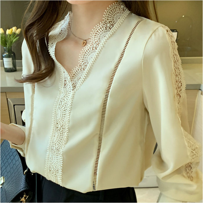 ブラウス レディース きれいめ 長袖 通販 シャツブラウス シャツ 無地シャツ vネックブラウス 長袖ブラウス 長袖ブラウスレディース ブラウス |  | 03