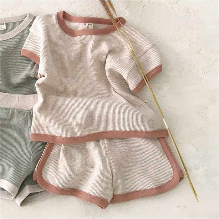 ベビー服 夏服 セットアップ 通販 ルームウェア 子供 こども 赤ちゃん キッズ 上下セット 半袖 男の子 女の子 Tシャツ ズボン ショートパンツ 運動着 ベビー服 | BACKYARD FAMILY | 07