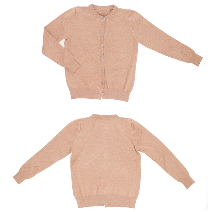 カーディガン ショート 通販 羽織り 羽織 長袖 ショート丈 ラウンドネック ウール ボタン クルーネック シンプル 上品 レディース 婦人服 アウター カーディガン |  | 05