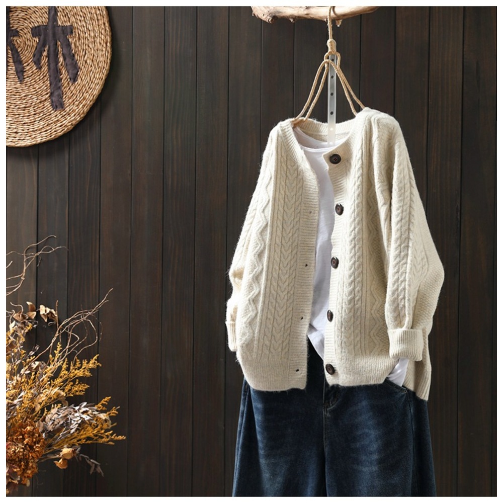 ニットカーディガン レディース 通販 セーター ニット カーディガン ニットセーター 長袖 トップス 羽織り 羽織 アウター 前開け カジュアル ニットカーディガン | BACKYARD FAMILY | 02