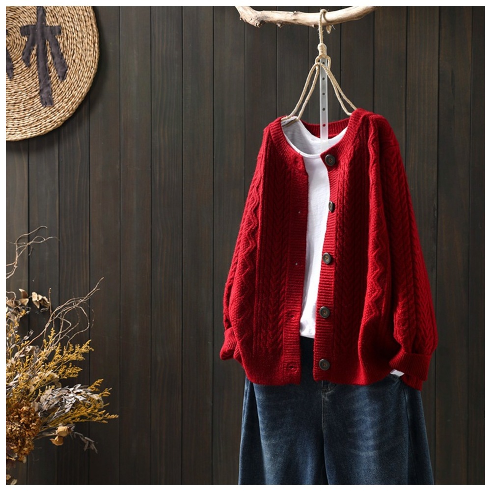 ニットカーディガン レディース 通販 セーター ニット カーディガン ニットセーター 長袖 トップス 羽織り 羽織 アウター 前開け カジュアル ニットカーディガン | BACKYARD FAMILY | 01
