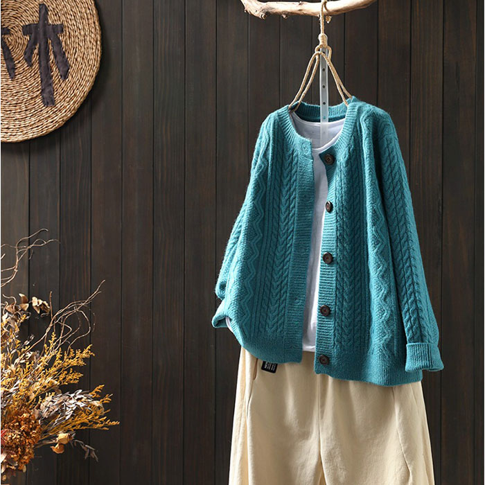 ニットカーディガン レディース 通販 セーター ニット カーディガン ニットセーター 長袖 トップス 羽織り 羽織 アウター 前開け カジュアル ニットカーディガン |  | 13