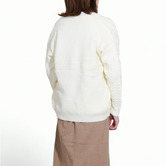 ニットカーディガン レディース 通販 セーター ニット カーディガン ニットセーター 長袖 トップス 羽織り 羽織 アウター 前開け カジュアル ニットカーディガン |  | 02