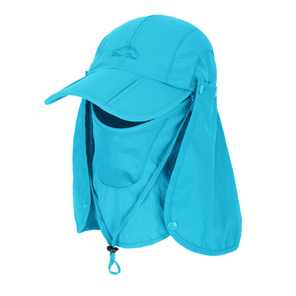日除け帽子 キャップ 通販 サンキャップ 日よけ 帽子 つば広 ぼうし 首 カバー 取り付け レディース メンズ 農作業 UVカット 紐付き 折りたたみ 撥水 日除け帽子 | BACKYARD FAMILY | 06