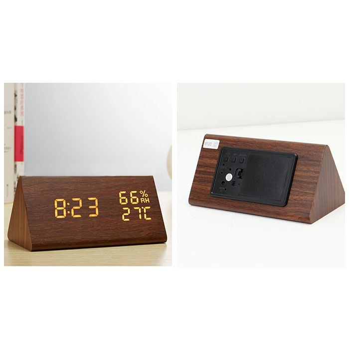 デジタル時計 おしゃれ 置き時計 通販 目覚まし時計 置時計 めざまし時計 アラーム 複数 設定 時計 デジタル 温度 湿度 カレンダー シンプル デジタル時計 | ブランド登録なし | 09